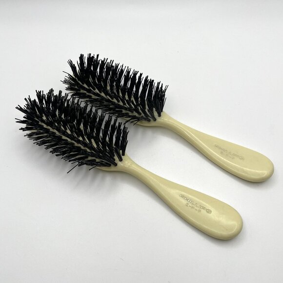 VTG 50s Phillips E-P-7 Plastic Hairbrush Nylon Bristle Grooming Brush 8” MCM Set - Picture 1 of 6